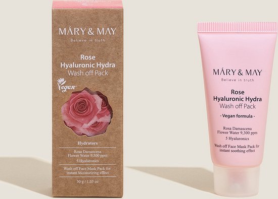 Mary & May Hyaluronice Hydra Wash Off Pack 30 g – Koreanische Hautpflege