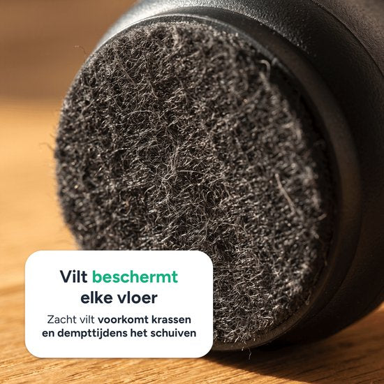 Stuhlfußschutz – 32 Stück – Socken – Stuhlfußkappen – Filzgleiter – Stuhlkappen – Stuhlfilzgleiter – Stuhl – Rund – Schutz für Stuhlbeine – Kappen – Söckchen – Filz