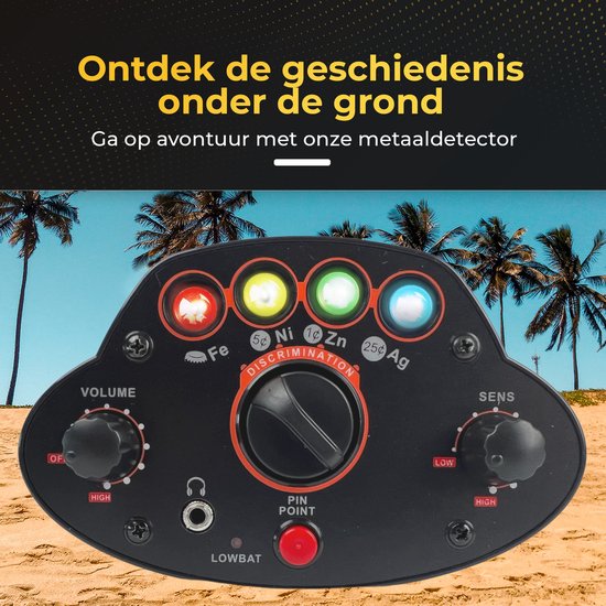 ODESSEY Metalldetektor - mit Pinpointer - Kind - Erwachsener - Profi - Abenteurer