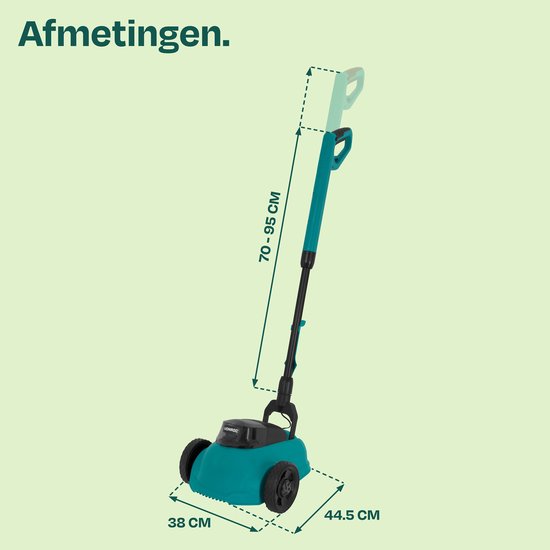 VONROC Mini-Elektrorasenmäher 20V - 22 cm - Mähen und Mulchen in einem - Drei einstellbare Schnitthöhen: 30mm, 40mm, 50mm -- Inkl. Reinigungswerkzeug - Ohne Akku und Ladegerät