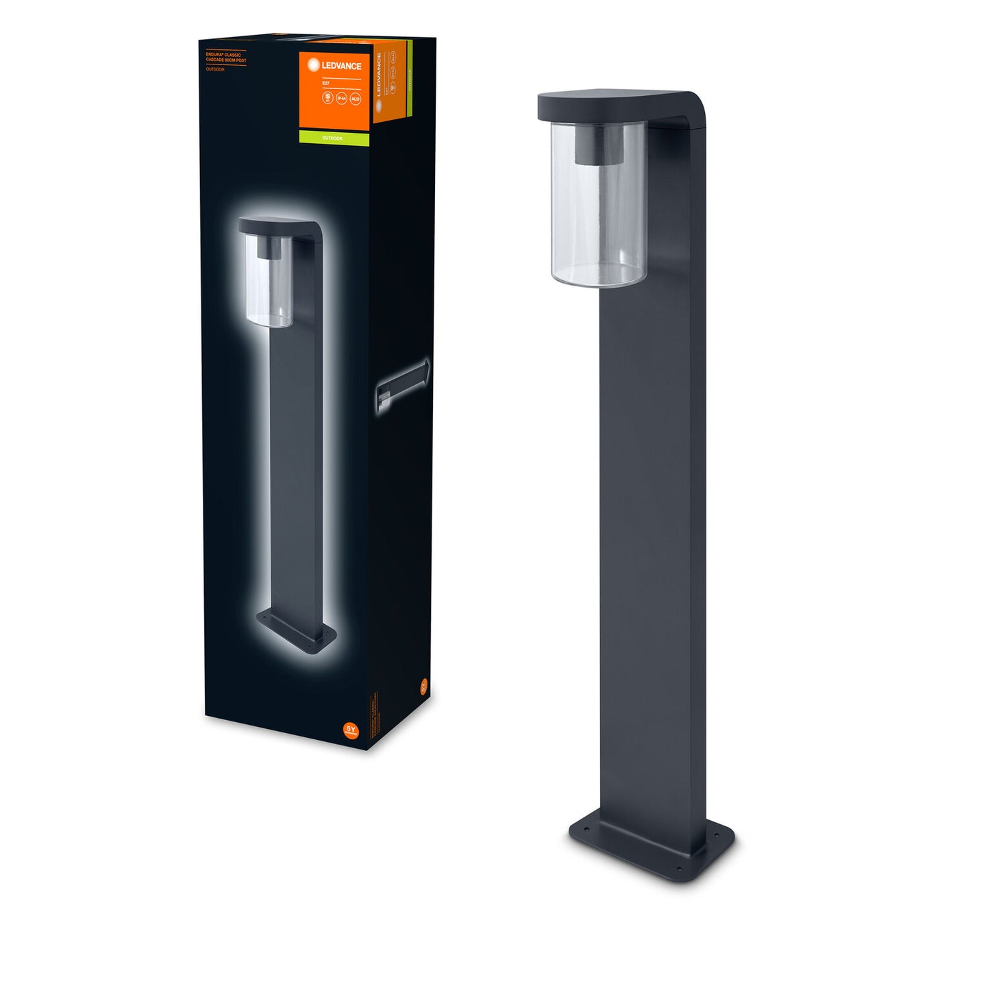 LEDVANCE Endurac Classic Cascade Dunkelgrau Außenleuchte E27 IP44