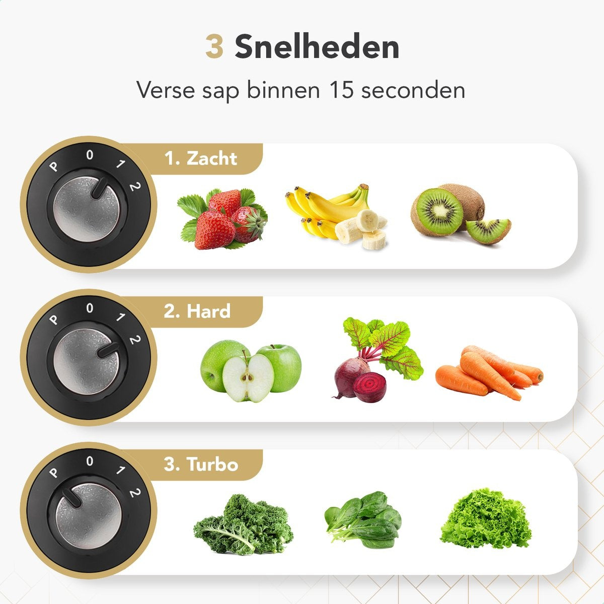 Rochester - Entsafter für Obst und Gemüse - mit Mikrofilter - Große Einfüllöffnung - 3 Geschwindigkeiten - Schwarz/RVS