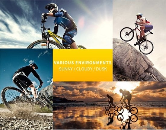 GarpexÂ¬Ã† Radsportbrille - Sportbrille - Polaroid Sonnenbrille - Sonnenbrille - Rennrad - Mountainbike - Motorrad - Schwarzer Rahmen Grüne Gläser