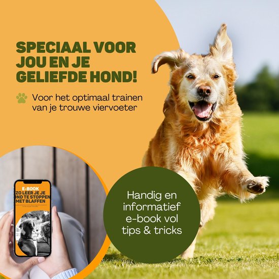 Vulpes Goods® Pets - Ultraschall-Antibellgerät PRO - Deluxe Hundetrainer - Wiederaufladbar - Automatischer Betrieb - Kein Schock - Wasserfest - Für alle Hunde - Innen & Außen - 15m Reichweite - 3 Stufen - Antibellen - Hundetrainer