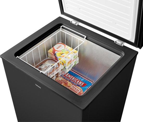 Tomado TCF0991B - Gefrierschrank - 99 Liter - Superfreeze - Digitaler Thermostat - Low Frost - Energielabel E - Schwarz
