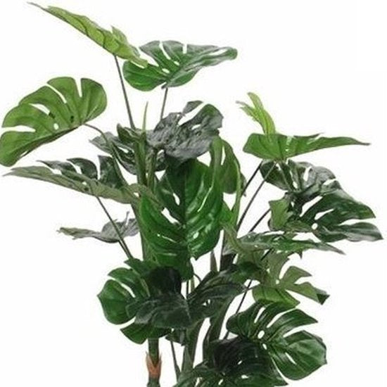 Mica Decorations Monstera Künstliche Pflanze - H100 x Ø75 cm - Grün