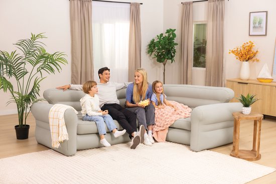 Intex Aufblasbares Ecksofa – 257 x 203 x 76 cm