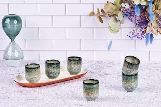 GENESIS-Becher 8 cl – 6 Stück – Erde