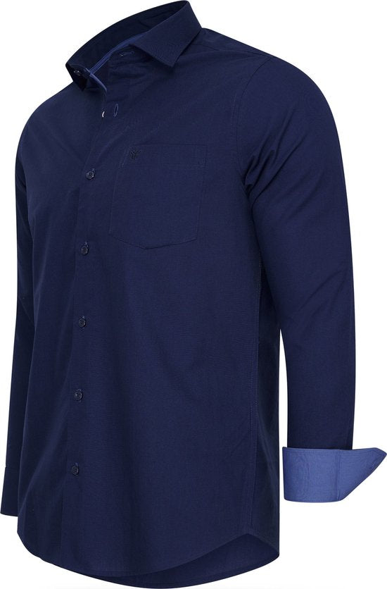 Cappuccino Italia - 2XL - Hemd - Blau