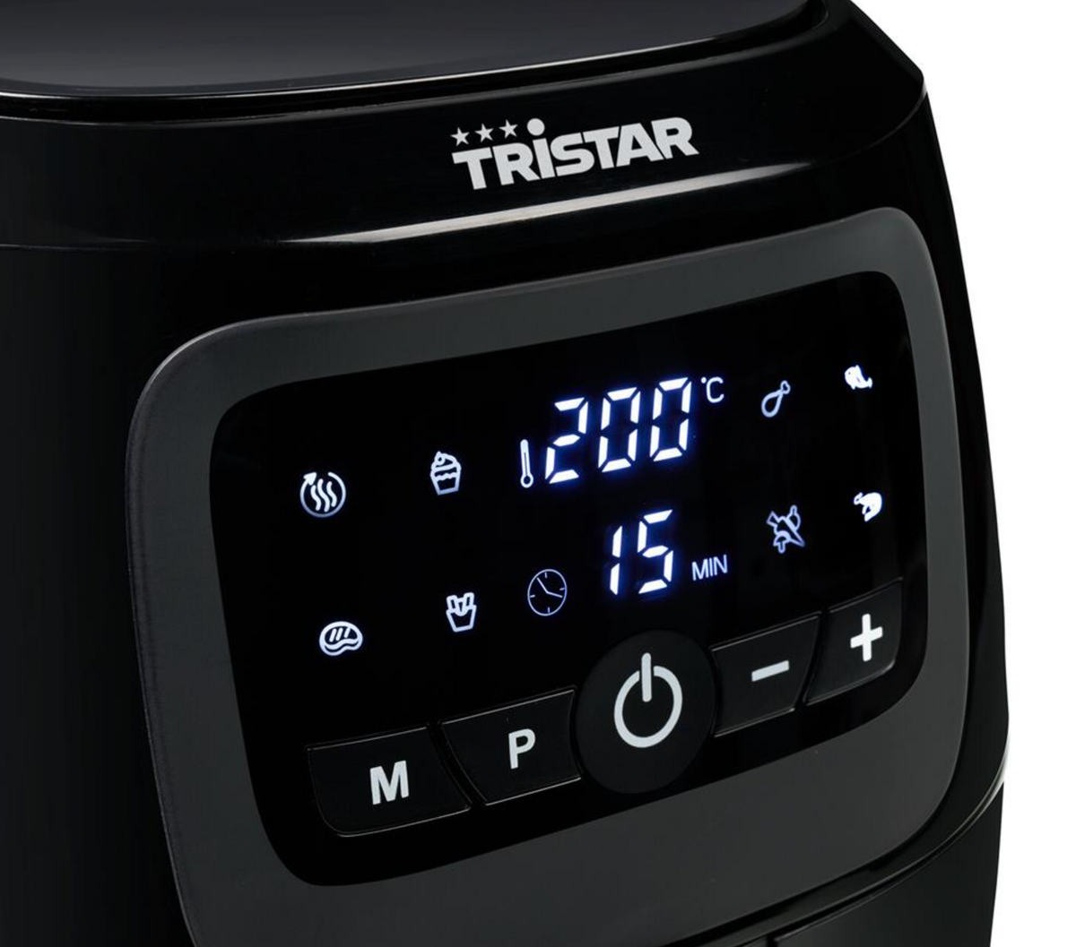 Tristar FR-9008KL Digitaler Heißluft-Airfryer – 4,2 Liter – 1500 W – 8 Programme – Schwarz