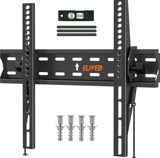 ELIVED Ultra Slim TV-Wandhalterung 26–60 Zoll – neigbar – bis zu 45 kg