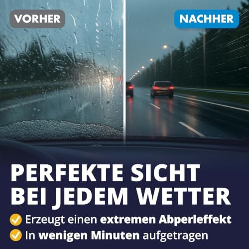 LICARGO Scheibenbeschichtung für Autos 250 ml – Extremes Abperleffekt für klare Sicht