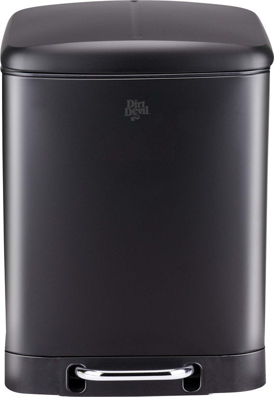Dirt Devil Treteimer - Mülltrenner - 2x 12L - Schwarz