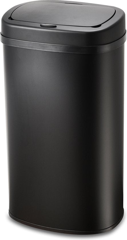 Bayt Mülleimer - Mülleimer 60 Liter - Mülleimer - Abfalleimer - Metall - Schwarz