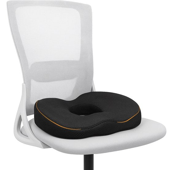 Sitzkissen Orthopädisch - Donut Kissen - Bounce - Ergonomisch - Memory Schaum - Für Auto, Bürostuhl & Sofa - Alyze