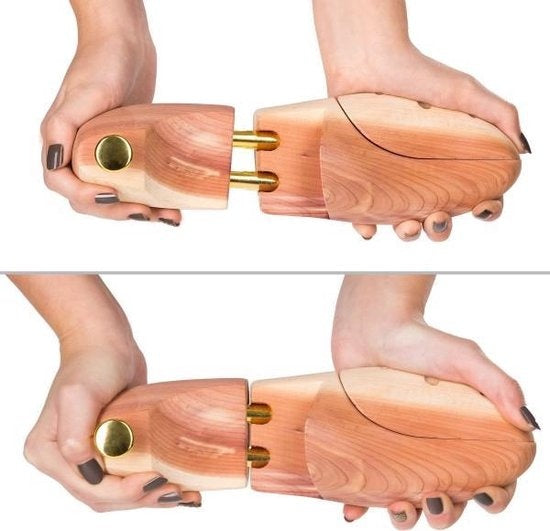 tectake - Luxus Schuhspanner Größe 42-43 Zedernholz - 402252