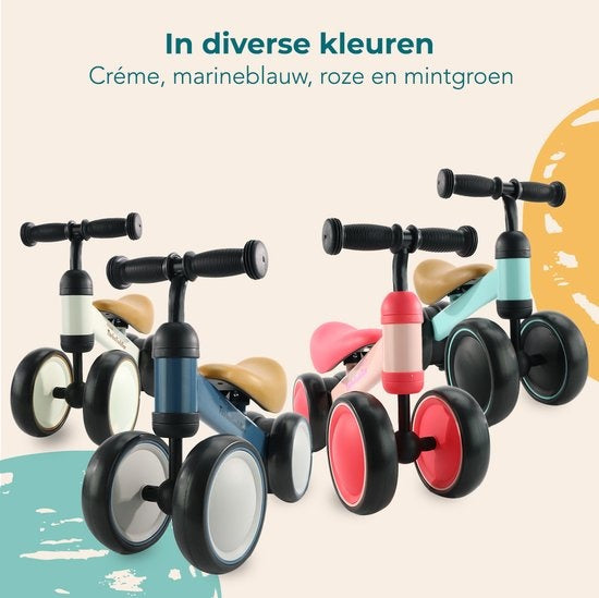 LifeGoods TurboToddler Balance Bike - Spielzeug ab 1 Jahr - Jungen und Mädchen - Kinder Roller - Pink