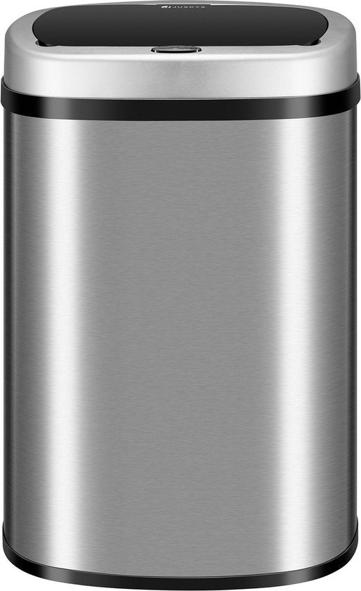 Automatischer Abfallsammler / Abfallsammler / Sensorabfallsammler - 50 Liter - Silber - Rechteckig