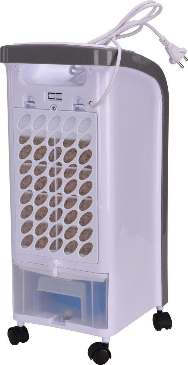 Excellent Electrics Aircooler - Luftkühler - 3.5L- 80 Watt - Pfeifender leiser Ton - 3 Einstellungen - Mit Kühlelementen