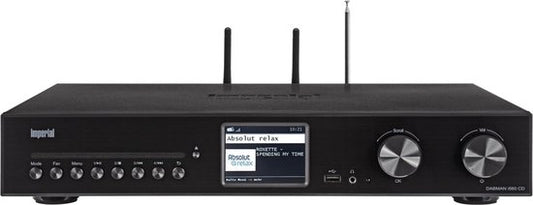 Imperial DABMAN i560 CD-DAB+- und Internetradio-Empfänger - 2x 30Watt - Wi-Fi - Ethernet - schwarz