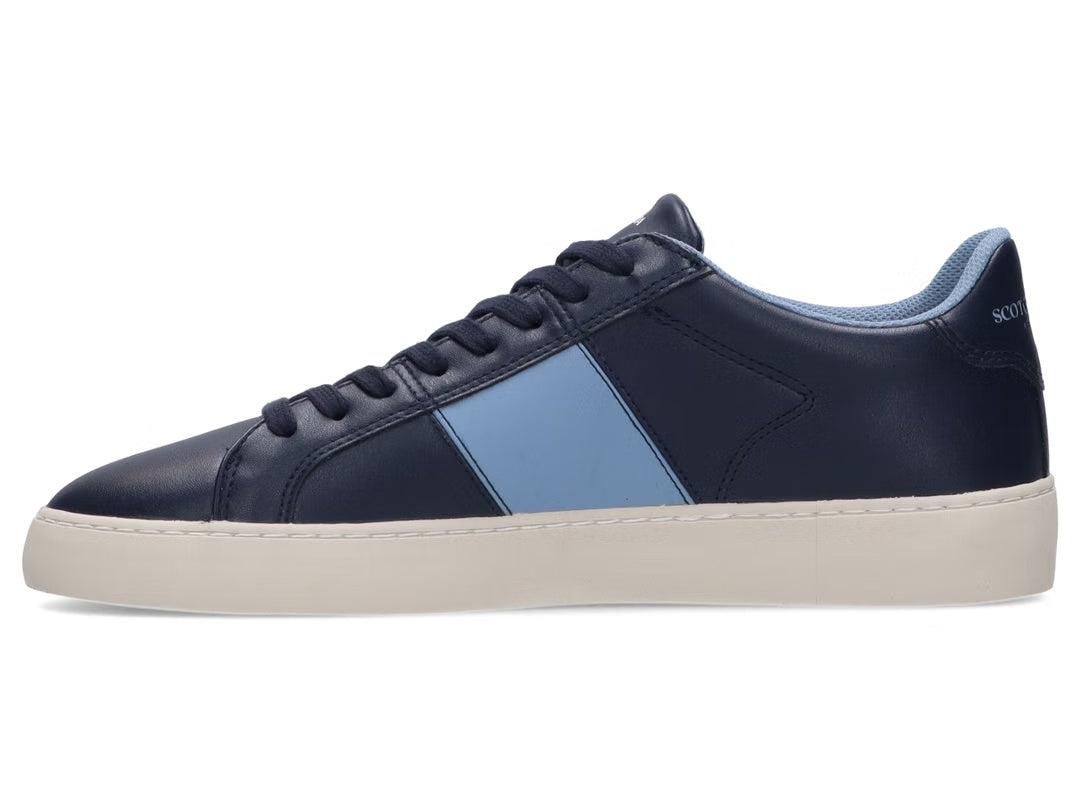 Scotch & Soda Ton Stripe Sneakers – Marineblau – Herren – Größe 44