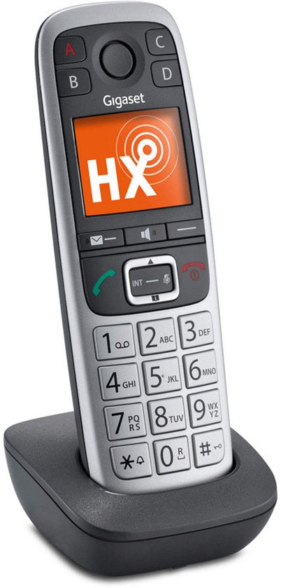 Gigaset E560HX - Einzel-DECT-Telefon - Schwarz