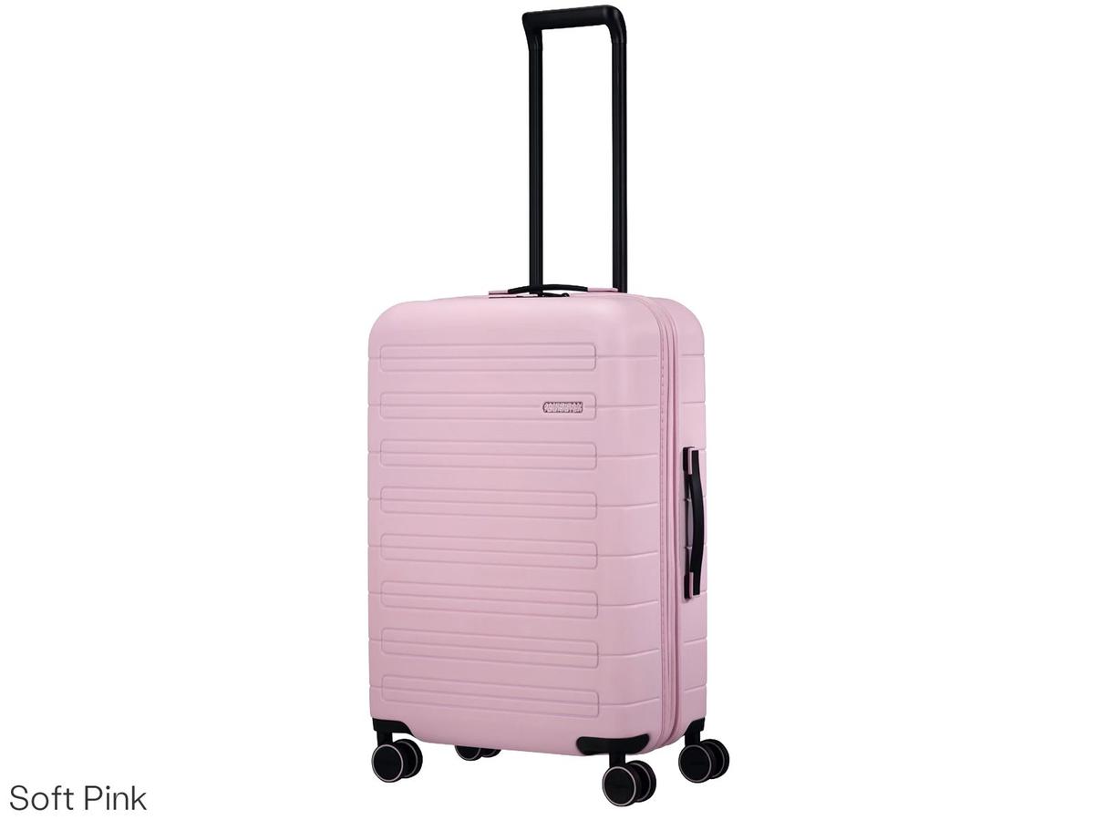 American Tourister Novastream Spinner Trolley – Erweiterbar – TSA-Schloss – Größe 67 cm – Dark Slate