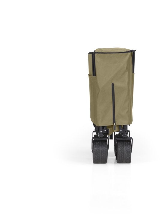 Mr. Fold Bolderkar XXL - faltbar - 600L - 300KG - Grün - geländegängige Räder