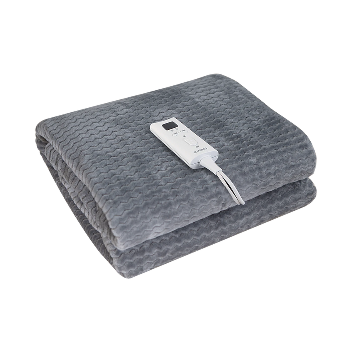 Ruianbao Luxus-Heizdecke 130 × 180 cm – 9 Heizstufen – 165 W – Weich und bequem