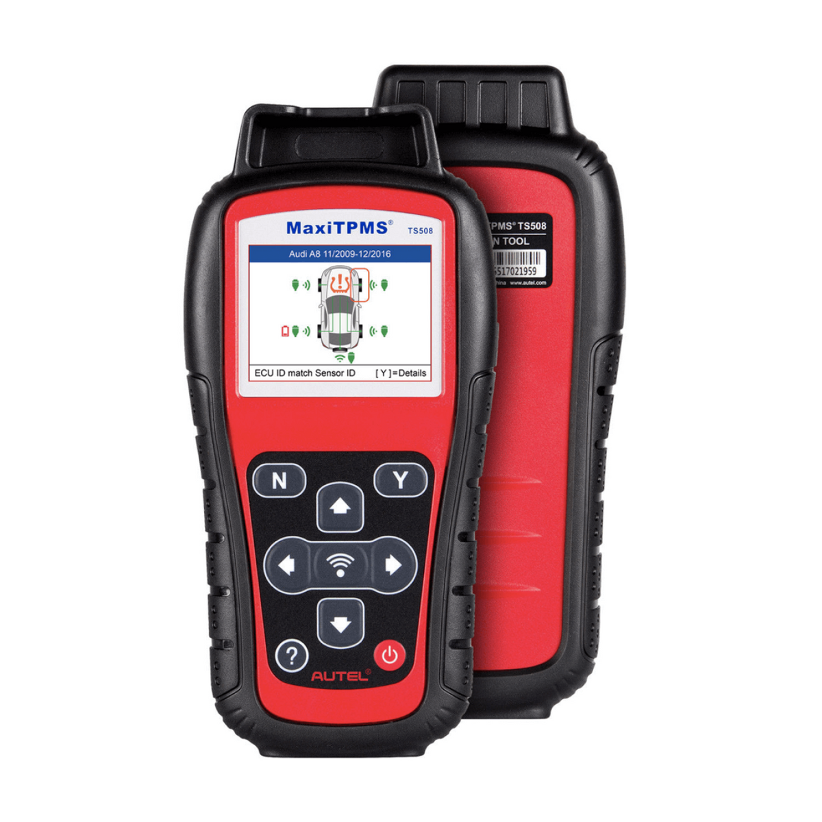 Autel MaxiTPMS TS508WF TPMS-Diagnosegerät – WLAN – ca. 215 × 105 × 37 mm