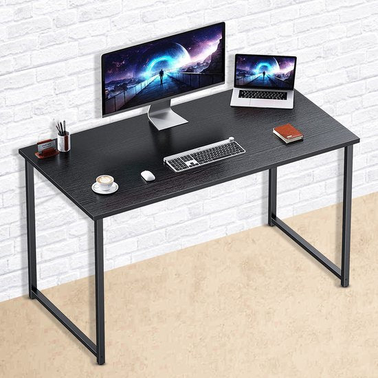 Bayt Schreibtisch - Schreibtisch Schwarz - Computertisch - Computertisch - Schreibtisch Tisch - 120 x 50 x 76 cm