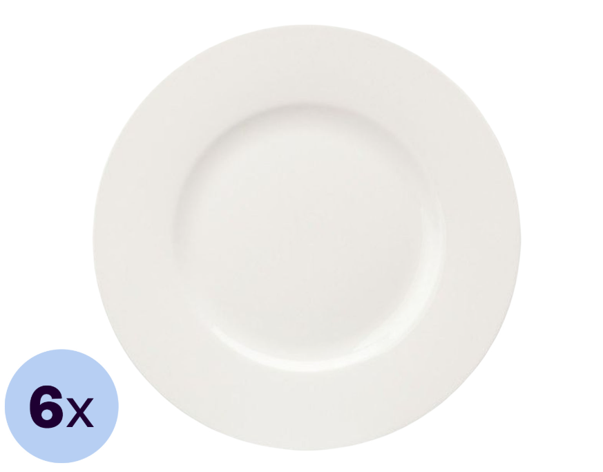 6x Vivo von Villeroy & Boch Frühstücksteller - Ø 22 cm