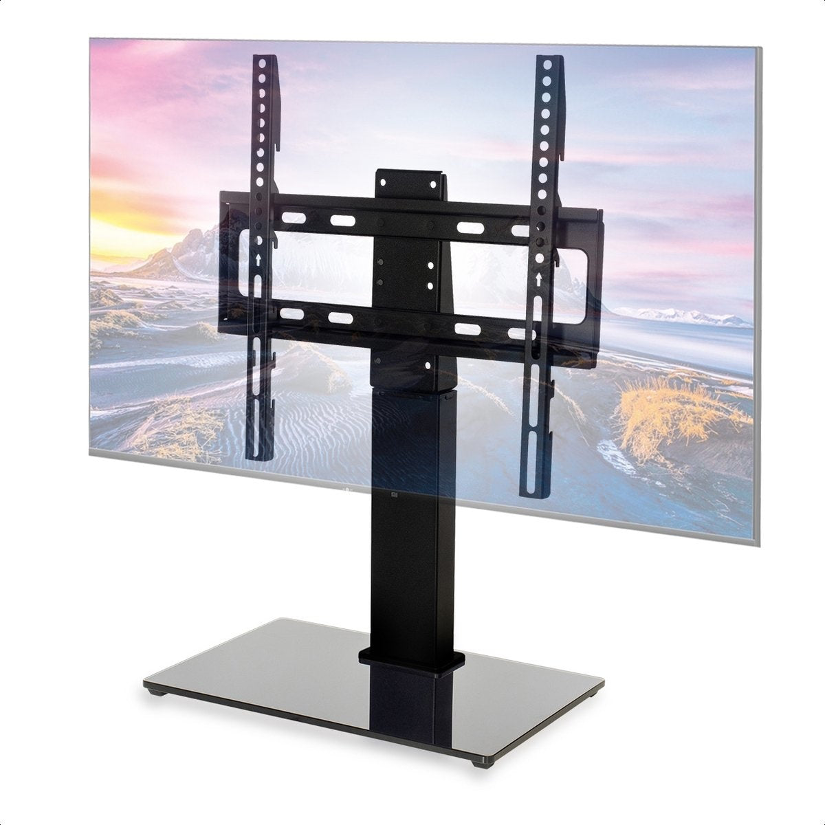 Auronic TV Stand - TV-Fuß - drehbar - verstellbar - neigbar - 26 bis 55 Zoll - Schwarz