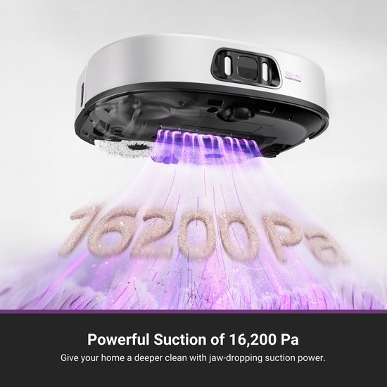 Eureka – J15 Pro Ultra white – Staubsaugerroboter mit Wischfunktion – selbstreinigende Ladestation