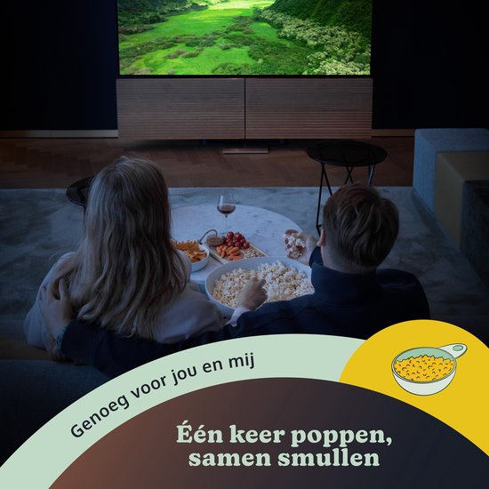 JAP Appliances Happy Pops - Retro-Popcornmaschine (2-3 Personen) - 1200W - Inklusive Mess- und Butterschmelzlöffel - Fertig in 3 Minuten - Ölfrei - Grün