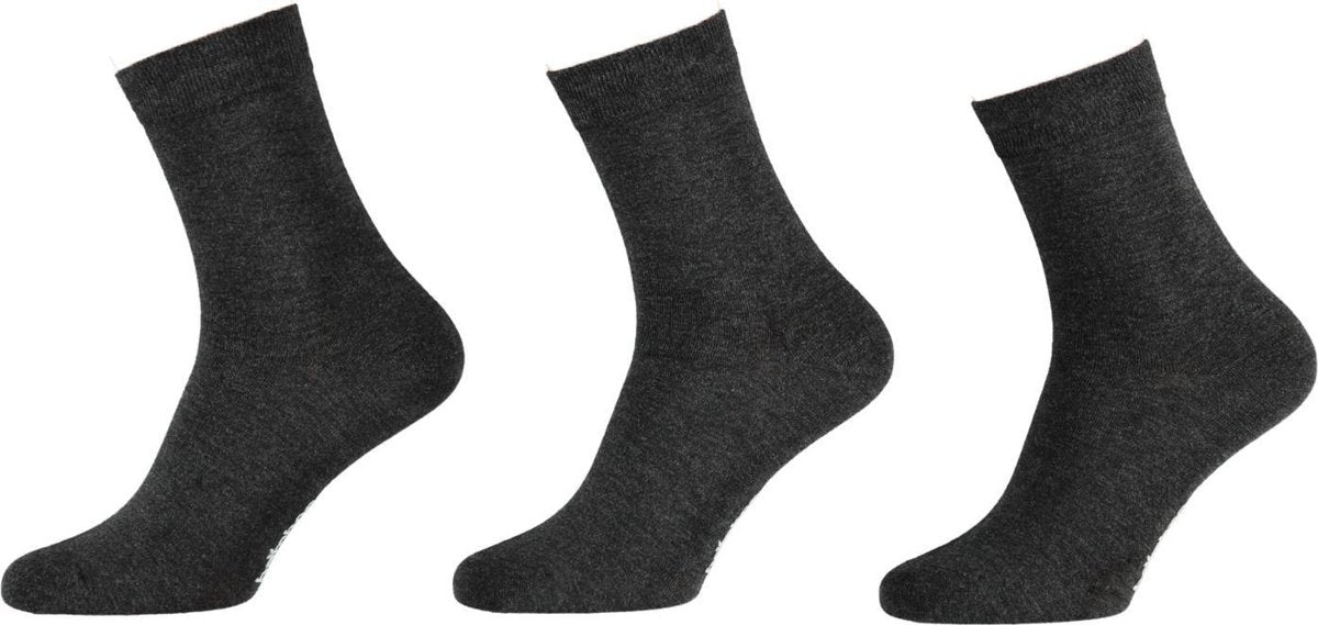 Apollo Bambus-Socken – 3 Paar – Anthrazit – Größe 43–46