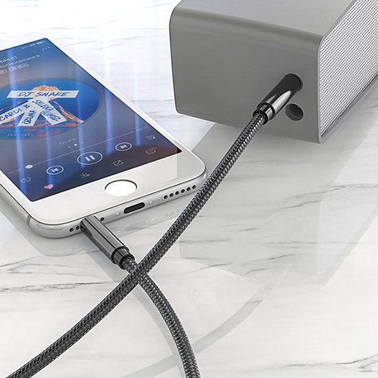 ThunderGold Aux-Kabel – Audiokabel 3,5 mm – Klinkenstecker-Kabel – Stecker auf Stecker – 1,5 Meter