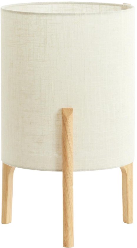 Light & Living Tischlampe Braun – Holz – Ø 28 x 44 cm – E27