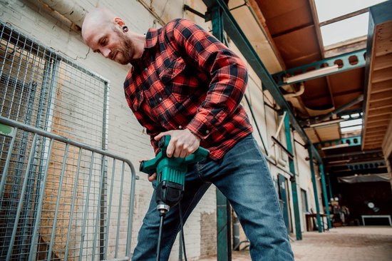 VONROC Farb-/Zementmischer - 1200W - Softstart - 3m Gummikabel - Inkl. Rührer 120x600MM