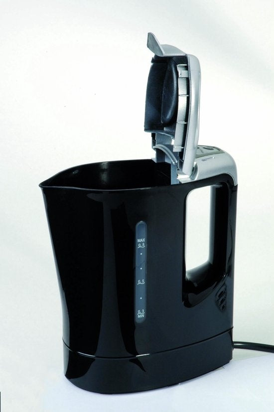 All Ride Wasserkocher 24V - 0.8L - Reisewasserkocher - für LKW, Auto, Boot und Wohnwagen - Thermoschutz - automatische Abschaltung - Schwarz