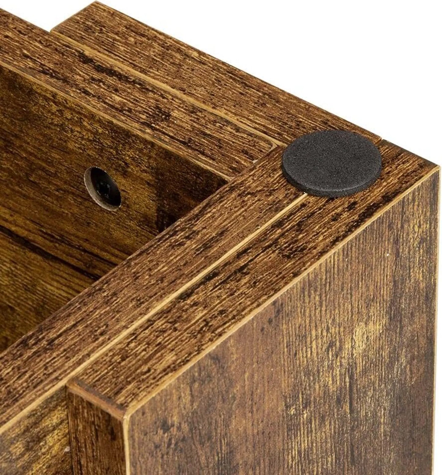 Yaheetech Couchtisch mit Lift-Top-Funktion - verfügt über versteckte Lagerung und Metall-Mechanismus und unten Regal - für Wohnzimmer und Büro - Vintage braun-schwarz Mdf und Metall - 98 x 50 x 41,8-55 cm