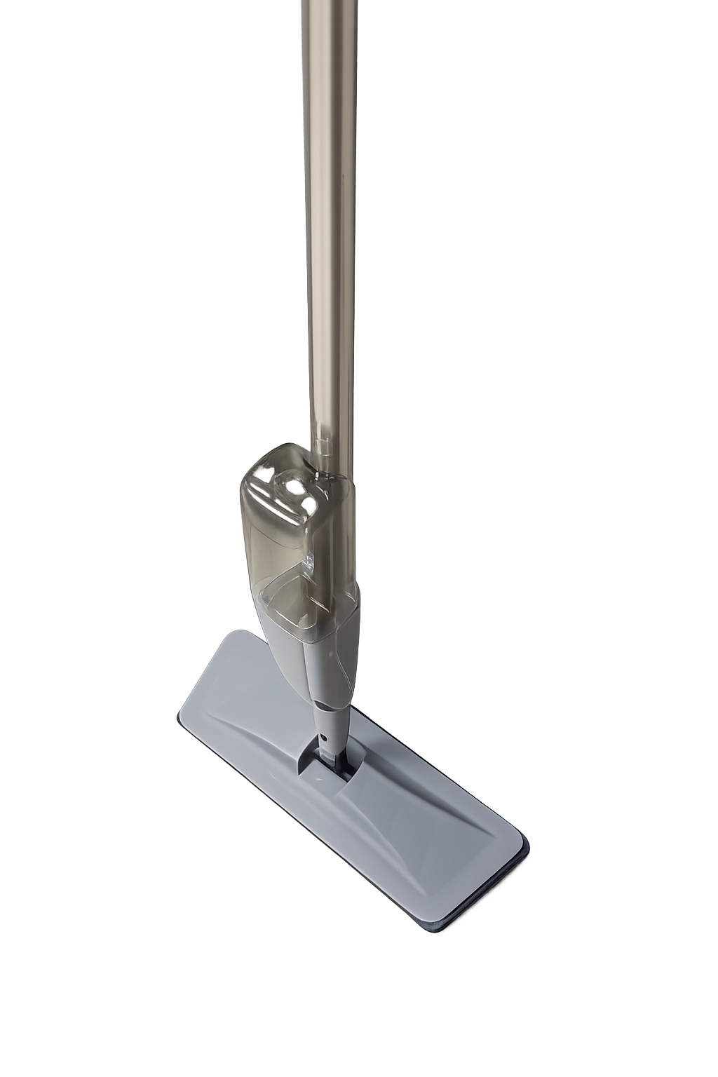 UltraClean Mikrofaser-Bodenwischer - Mit Spray - 118 cm - Grau