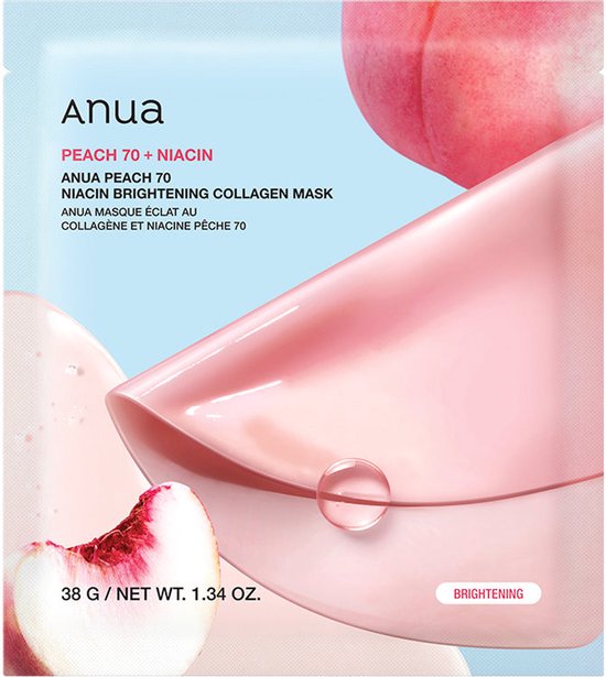 Peach 70+ Niacin-Aufhellende Kollagenmaske