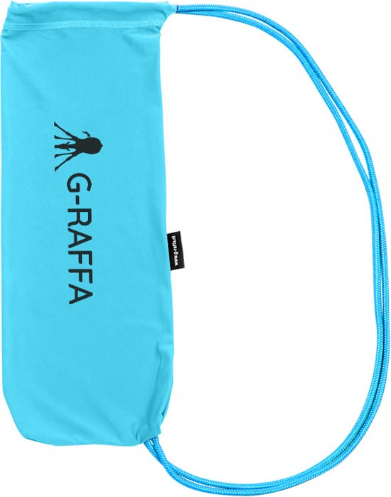 G-RAFFA Strandzelt & Schattentuch (2x2m)- Schnell aufgebaut, leicht & UPF 50+ Sonnenschutz