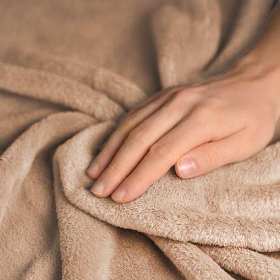 Auronic - Elektrische Heizdecke - 3 Stufen - mit Timer - 160 x 120cm - Grau/Beige