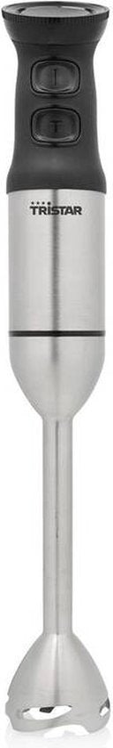 Tristar Stabmixer 1200 W – MX-4855 – 5 Geschwindigkeitsstufen – inkl. Messbecher – Edelstahl