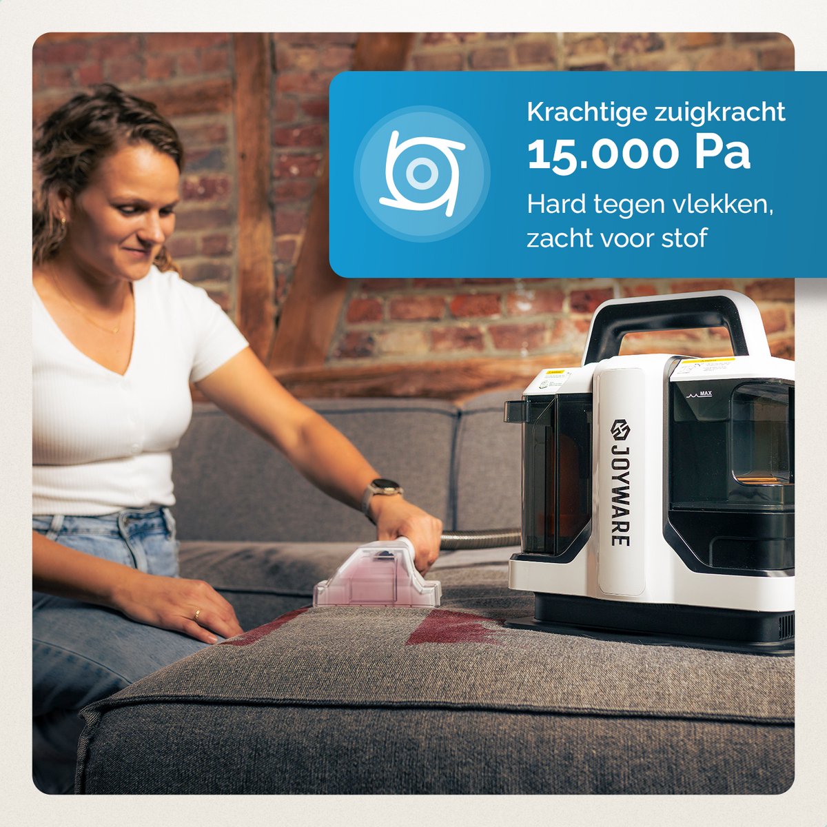 Joyware Fleckenentferner – 750 W – tragbar – 3-teilig