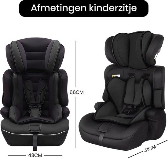 Oemmie Autositz i-Size - Autositze - Autokindersitz - Autositz - Gruppe 1/2/3 (67-150cm) - Schwarz