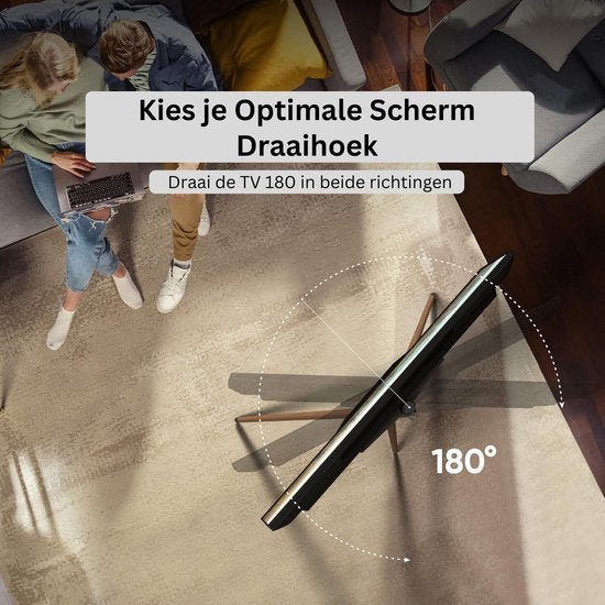 ONKRON – TV-Ständer – Für Bildschirme von 32 bis 65 Zoll – Höhenverstellbar – Max. VESA 400 × 400 mm