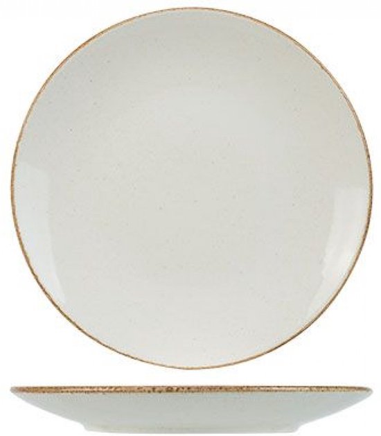 Marke: Cosy & Trendy - Granit Elfenbein- Essteller 27CM -.